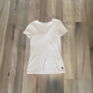 Girls Vintage Ruffled Tee - abercrombie kids